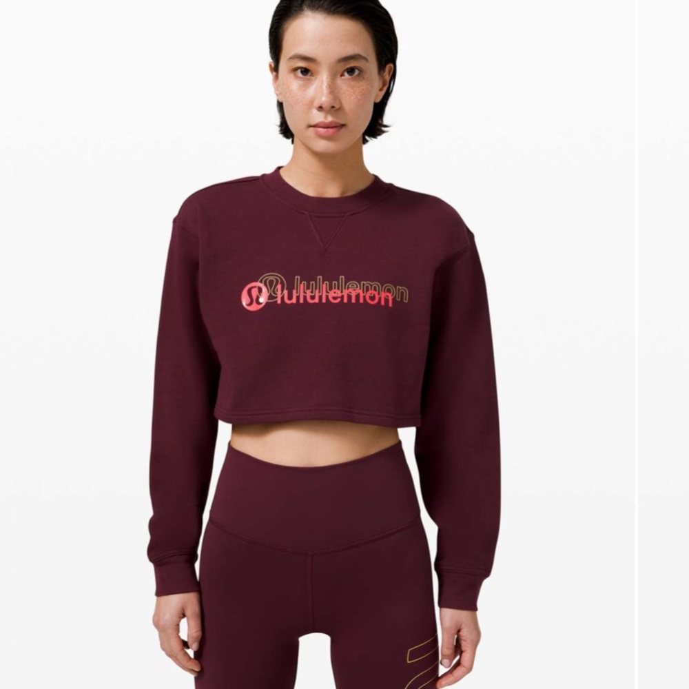 Lululemon Lunar New Year Cropped Crew